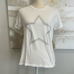 Lauren Moshi Studded Star Tee Shirt
